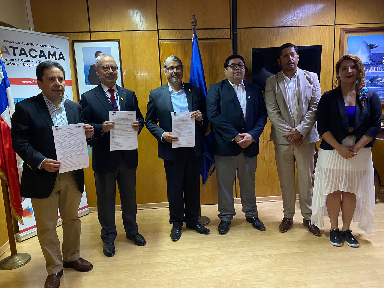 DIRECCIÓN DE EDUCACIÓN PÚBLICA FIRMA CONVENIO DE COLABORACIÓN CON SLEP ATACAMA PARA LA NORMALIZACIÓN DE SU GESTIÓN EL 2023