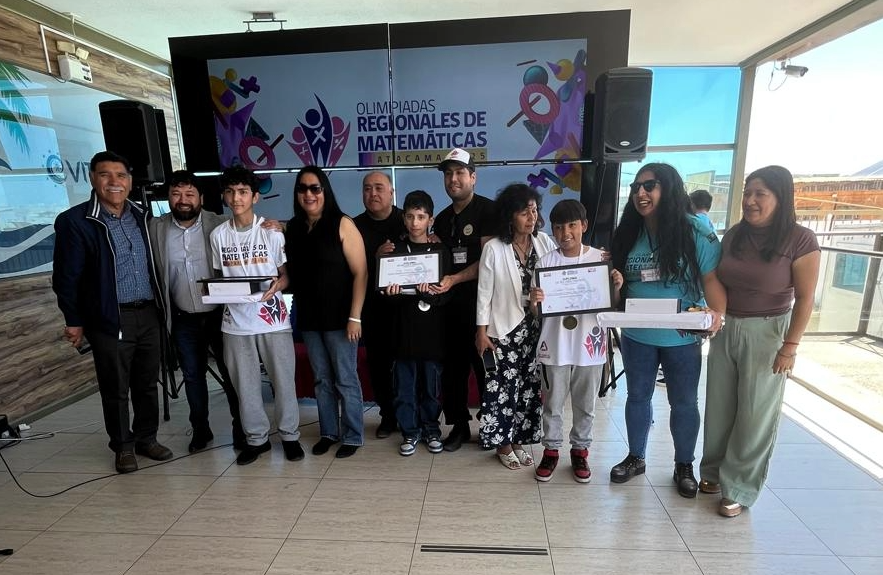 Estudiantes de establecimientos del territorio Atacama brillan en las Olimpiadas Regionales de Matemáticas 2025