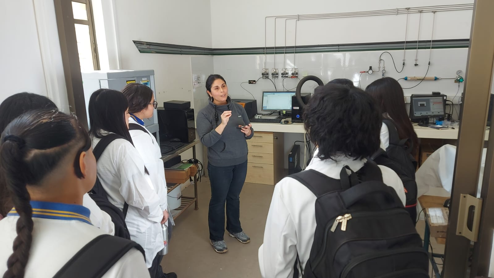 Estudiantes del Liceo Jorge Alessandri Rodríguez inician pasantía formativa en la Universidad de Atacama